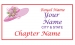 White Rectangle name Badge Artwork 118Pink 